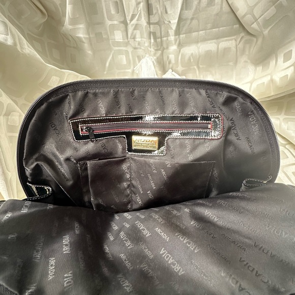 Arcadia Black Patent Purse - Picture 6 of 10